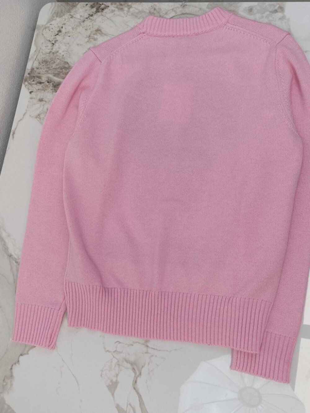 Ganni x Disney Pink Daisy Duck Crewneck Sweater - Picture 5 of 6